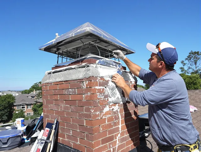 Chimney Crown Services service in Trumbull Center, CT