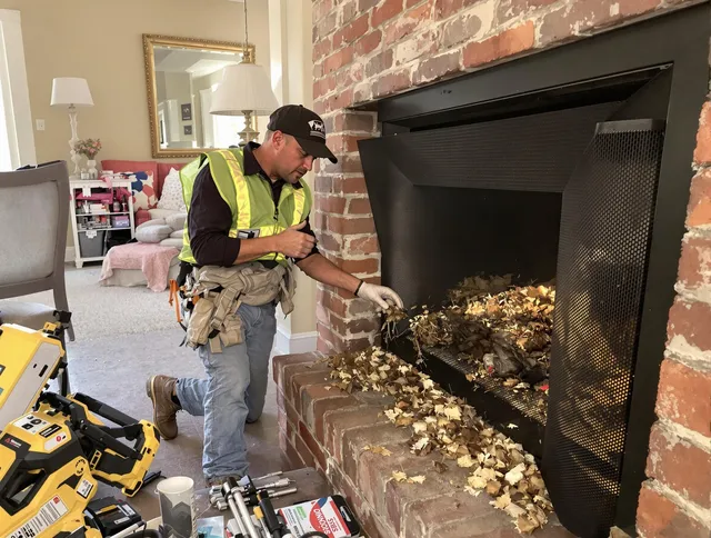 Safe screening installation by Trumbull Center Chimney Sweep in Trumbull Center, CT