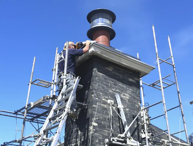 Sturdy chimney crown finished by Trumbull Center Chimney Sweep in Trumbull Center, CT