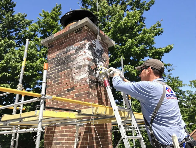 Structural chimney repair by Trumbull Center Chimney Sweep in Trumbull Center, CT