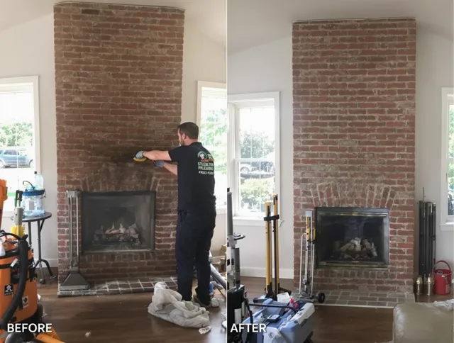 Finished chimney sweeping service by Trumbull Center Chimney Sweep in Trumbull Center, CT