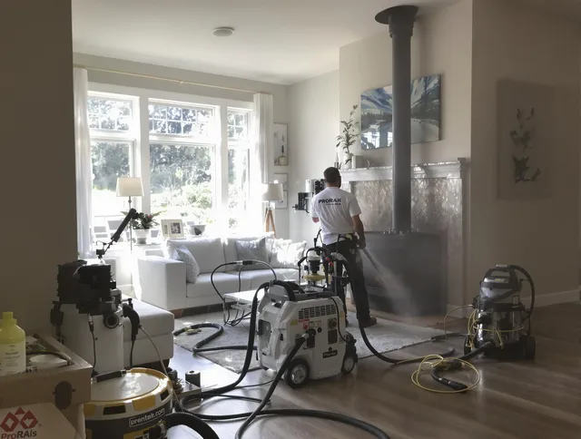 Soot removal service by Trumbull Center Chimney Sweep for a fireplace in Trumbull Center, CT